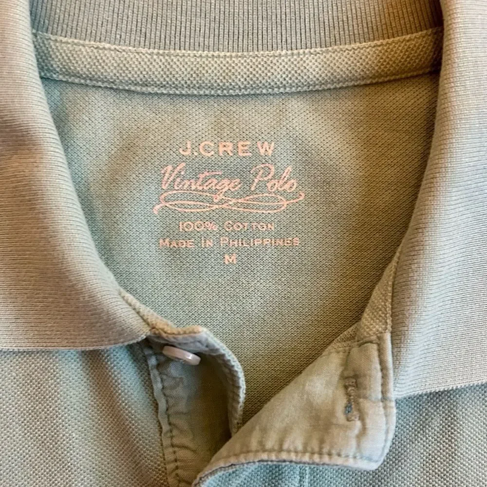 J. Crew vintage short sleeve polo. Size M.
